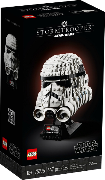 75276 Stormtrooper Helmet (Retired) LEGO Star Wars product image 1, provided for visual reference and product detail review
