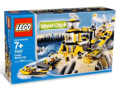 7047 Coast Watch HQ (Retired) LEGO Town product image 1, provided for visual reference and product detail review