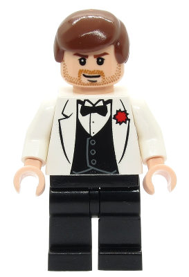 Indiana Jones - White Tuxedo Jacket (iaj024) product image 1, provided for visual reference and product detail review