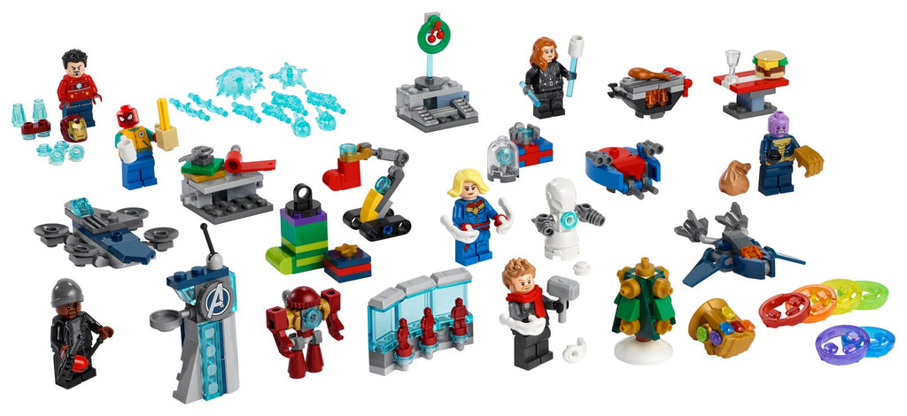 76196 The Avengers Advent Calendar (2021) (Retired) LEGO Marvel product image 2, provided for visual reference and product