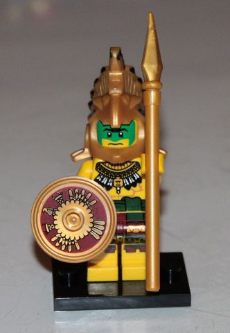 Aztec Warrior - Series 7 Collectible Minifigure (col07-2) product image 2, provided for visual reference and product detail