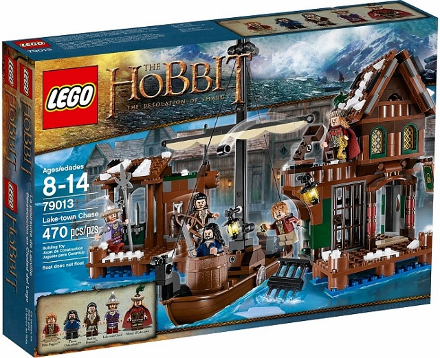 79013 Lake-town Chase (Retired) LEGO The Hobbit product image 1, provided for visual reference and product detail review