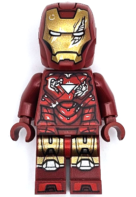 Iron Man - Mark 6 Armor, Large Helmet Visor, Battle Damage (sh0923) product image 1, provided for visual reference and