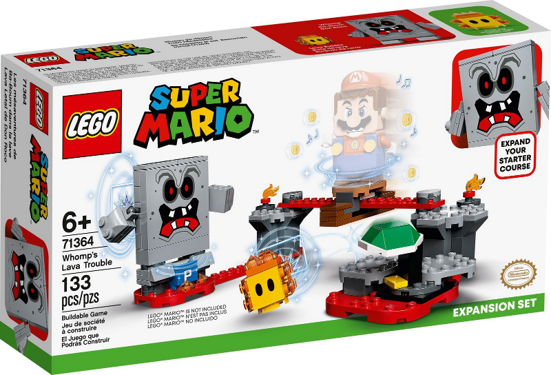 71364 Whomp's Lava Trouble - Expansion Set (Retired) LEGO Super Mario product image 1, provided for visual reference and
