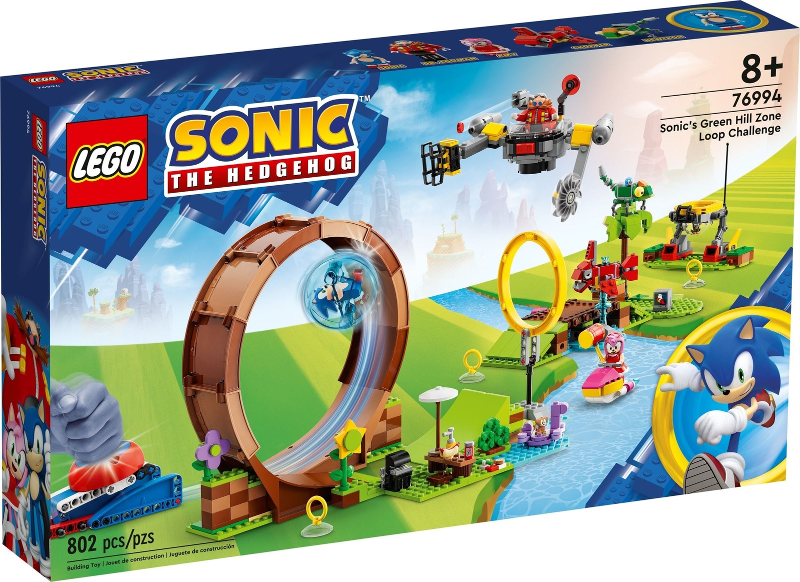 76994 Sonic's Green Hill Zone Loop Challenge (Retired) LEGO Sonic product image 1, provided for visual reference and product