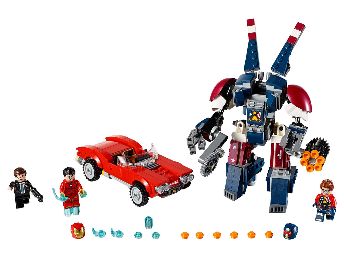 76077 Iron Man: Detroit Steel Strikes (Retired) LEGO Super Heroes product image 2, provided for visual reference and product