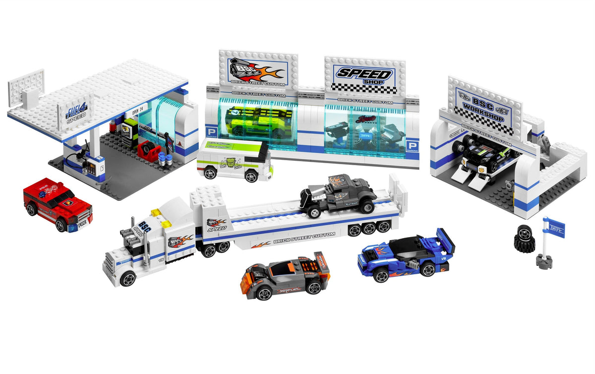 8154 Brick Street Customs (Retired) LEGO Racers product image 2, provided for visual reference and product detail review