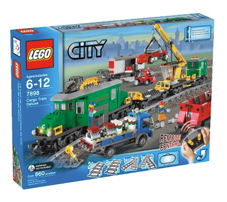 7898 Cargo Train Deluxe (Retired) LEGO City product image 1, provided for visual reference and product detail review