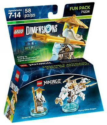 71234 Sensei Wu Fun Pack (Retired) LEGO Dimensions product image 1, provided for visual reference and product detail review