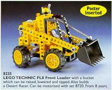 8235 Front End Loader / FL8 Front Loader (Retired) LEGO TECHNIC product image 2, provided for visual reference and product