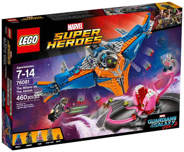 76081 The Milano vs. The Abilisk (Retired) LEGO Super Heroes product image 1, provided for visual reference and product