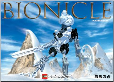 8536 Kopaka (Certified) LEGO BIONICLE product image 2, provided for visual reference and product detail review