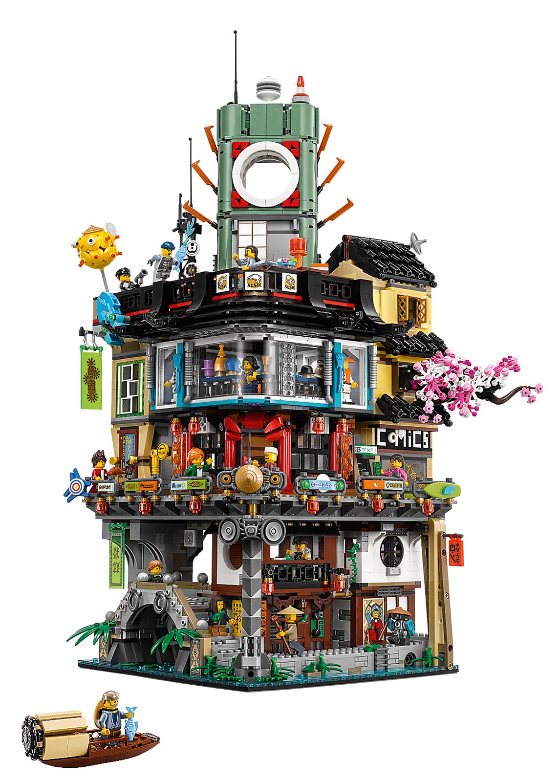 70620 NINJAGO City (Retired) LEGO The LEGO Ninjago Movie product image 2, provided for visual reference and product detail