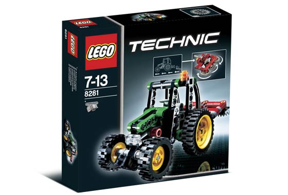 8281 Mini Tractor (Retired) LEGO TECHNIC product image 1, provided for visual reference and product detail review