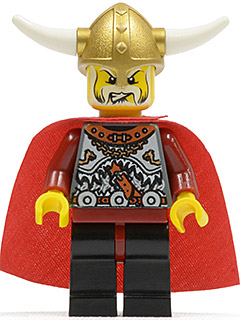 Viking Warrior 5b, Viking King - Red Cape (vik011)