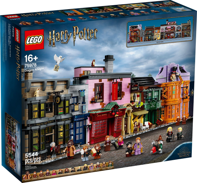 75978 Diagon Alley (Retired) LEGO Harry Potter product image 1, provided for visual reference and product detail review