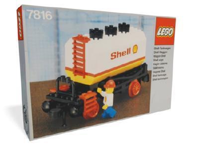 7816 Shell Tanker Wagon (Retired) LEGO Trains product image 1, provided for visual reference and product detail review