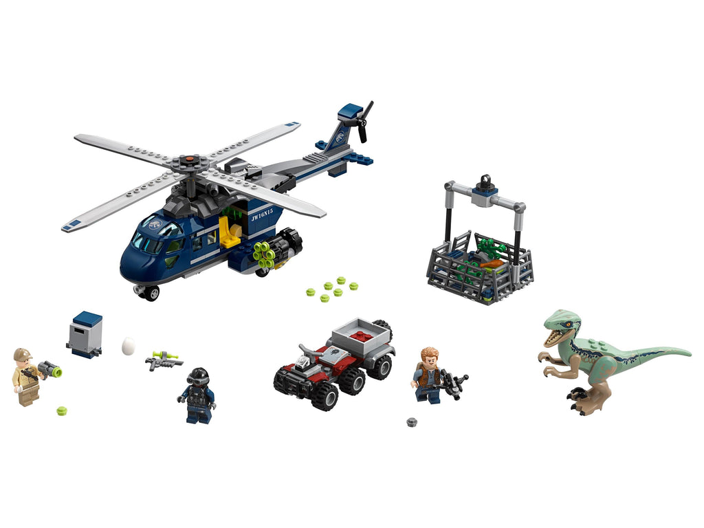 75928 Blue's Helicopter Pursuit (Retired) LEGO Jurassic World product image 2, provided for visual reference and product