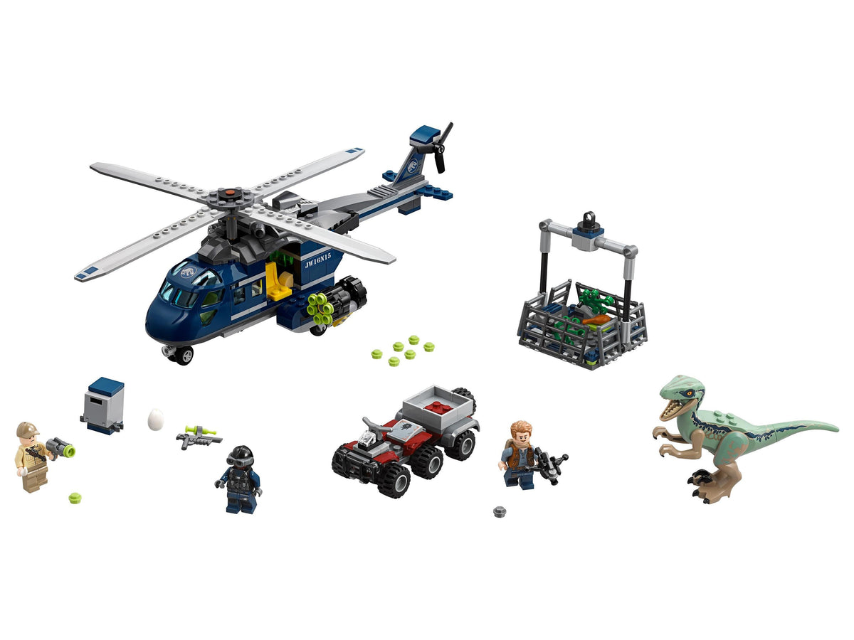 75928 Blue's Helicopter Pursuit (Retired) LEGO Jurassic World product image 2, provided for visual reference and product