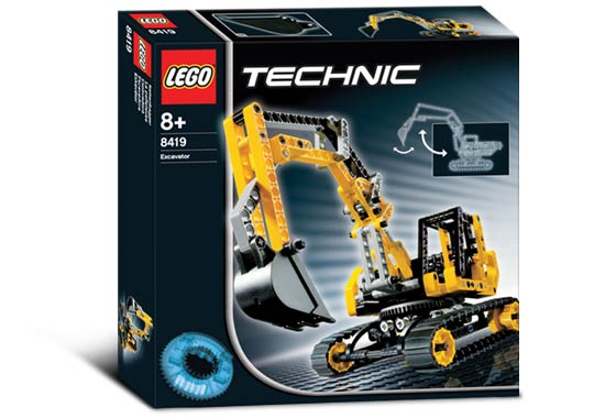 8419 Excavator (Retired) LEGO TECHNIC product image 1, provided for visual reference and product detail review
