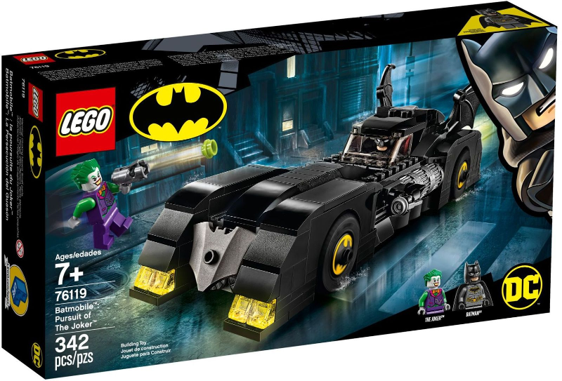 76119 Batmobile: Pursuit of The Joker (Retired) LEGO Super Heroes product image 1, provided for visual reference and product