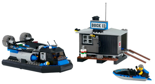 7045 Hovercraft Hideout (Retired) LEGO Town product image 2, provided for visual reference and product detail review