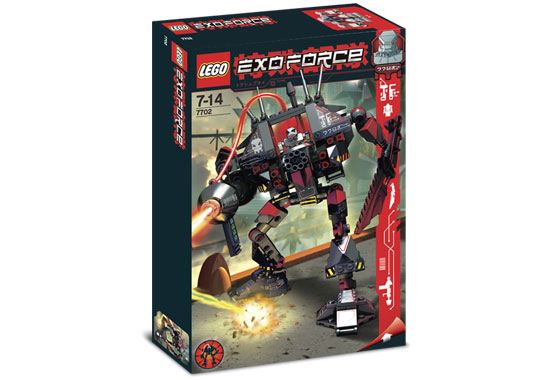 7702 Thunder Fury (Retired) LEGO Exo-Force product image 1, provided for visual reference and product detail review