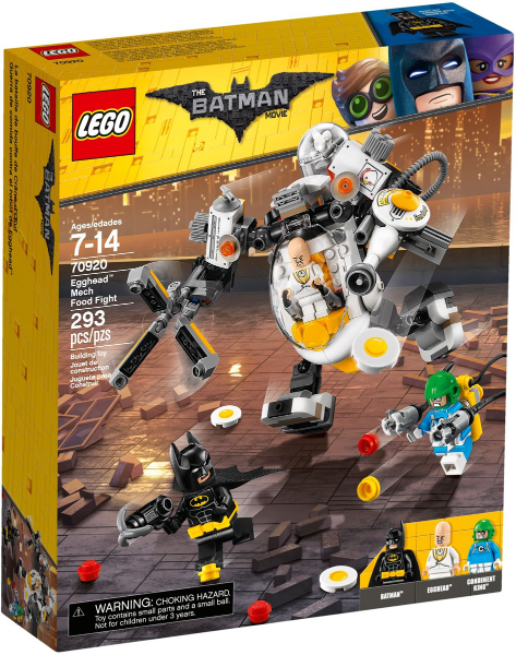 70920 Egghead Mech Food Fight (Retired) LEGO The LEGO Batman Movie product image 1, provided for visual reference and