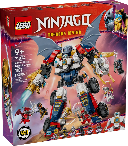 71834 Zane's Ultra Combiner Mech (Retired) LEGO Ninjago product image 1, provided for visual reference and product detail