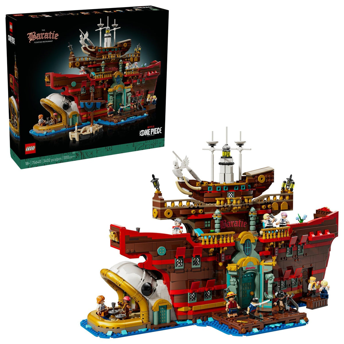 75640 The Baratie Floating Restaurant (Retired) LEGO One Piece product image 2, provided for visual reference and product
