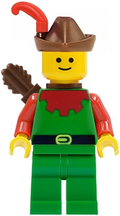 Forestman - Red, Brown Hat, Red Feather, Quiver (cas284) product image 1, provided for visual reference and product detail