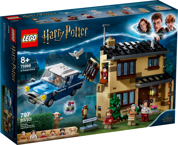 75968 4 Privet Drive (Retired) LEGO Harry Potter product image 1, provided for visual reference and product detail review