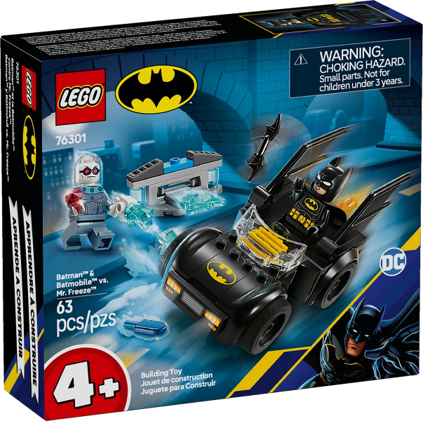 76301 Batman & Batmobile vs. Mr. Freeze (Retired) LEGO Super Heroes product image 1, provided for visual reference and