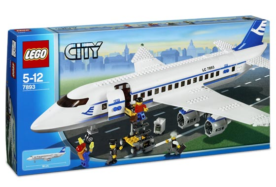7893 Passenger Plane (Retired) LEGO City product image 1, provided for visual reference and product detail review