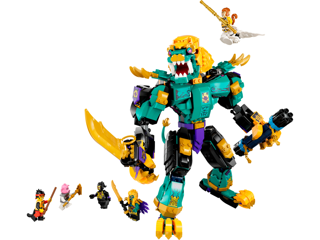 80048 The Mighty Azure Lion (Retired) LEGO Monkie Kid product image 2, provided for visual reference and product detail