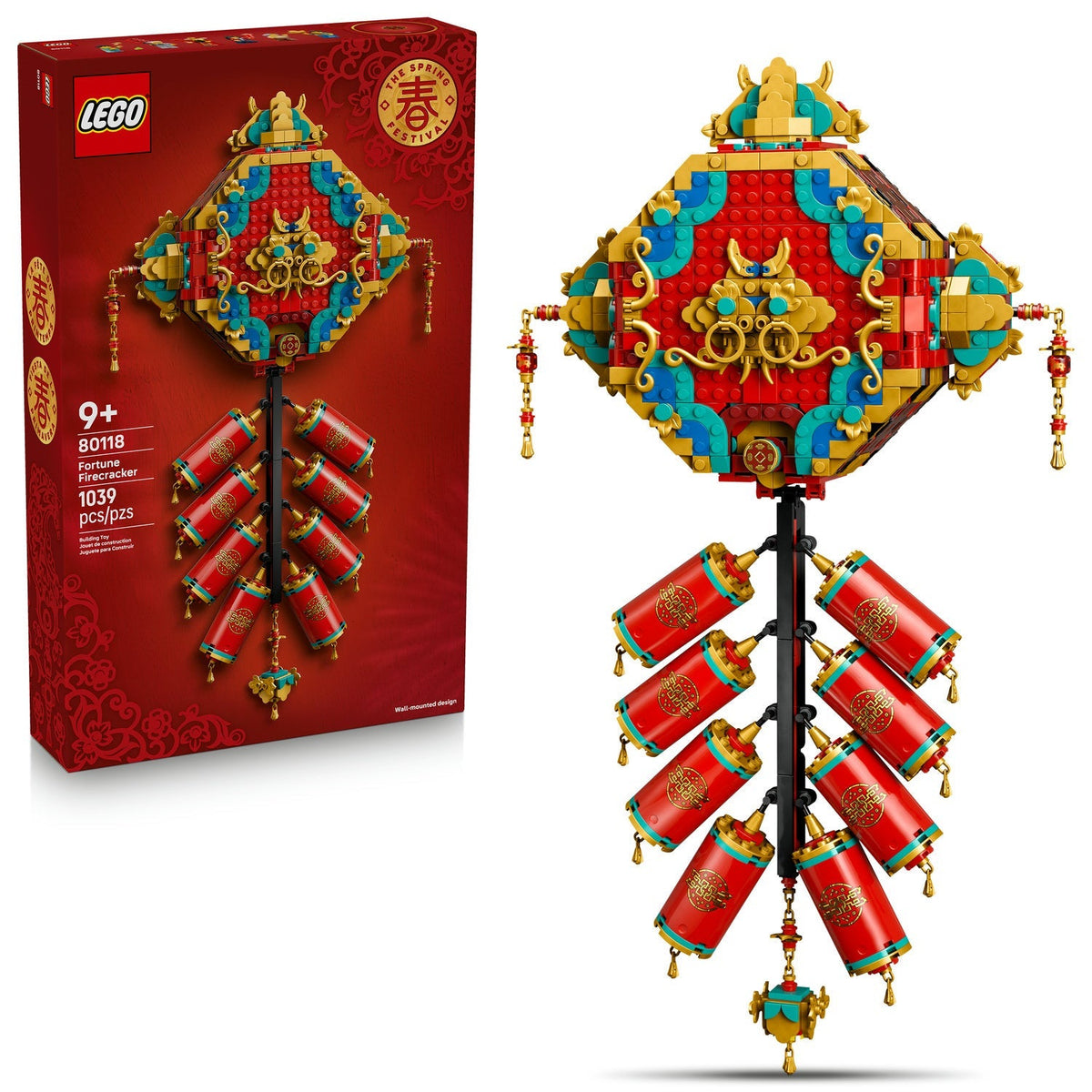 80118 Fortune Firecracker (Retired) LEGO Seasonal product image 2, provided for visual reference and product detail review