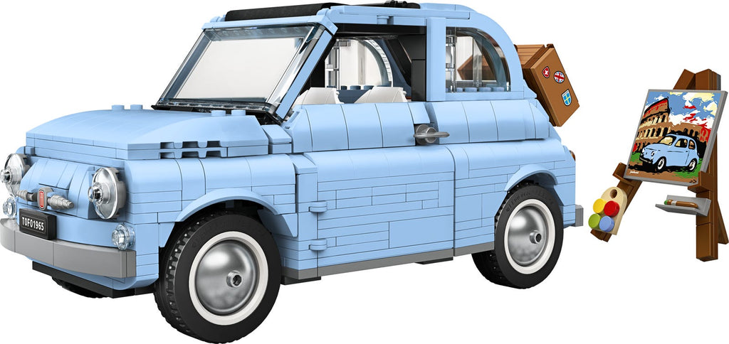 77942 Fiat 500 (Bright Light Blue Edition) (Retired) LEGO Creator Expert product image 2, provided for visual reference and