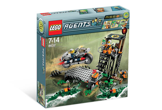 8632 Swamp Raid (Retired) LEGO Agents product image 1, provided for visual reference and product detail review