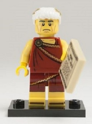 Roman Emperor - Series 9 Collectible Minifigure (col09-5) product image 2, provided for visual reference and product detail