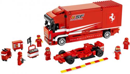 8185 Ferrari Truck (Retired) LEGO Racers product image 2, provided for visual reference and product detail review