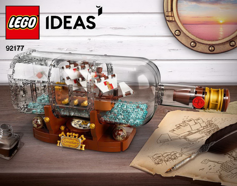 92177 Ship in a Bottle (Reissue) (Certified) LEGO Ideas product image 2, provided for visual reference and product detail