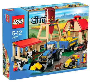 7637 Farm (Retired) LEGO City product image 1, provided for visual reference and product detail review