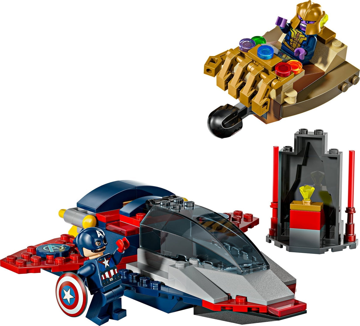 76319 Captain America vs. Thanos (Retired) LEGO Super Heroes product image 3, provided for visual reference and product