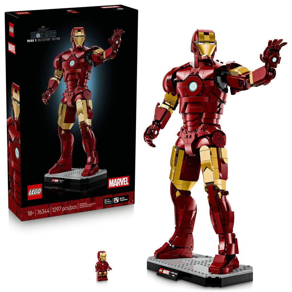 76344 Iron Man Mark 3 Collectors' Edition (Retired) LEGO Super Heroes product image 2, provided for visual reference and