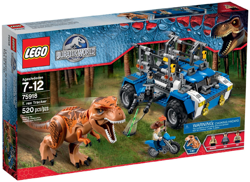 75918 T. rex Tracker (Retired) LEGO Jurassic World product image 1, provided for visual reference and product detail review