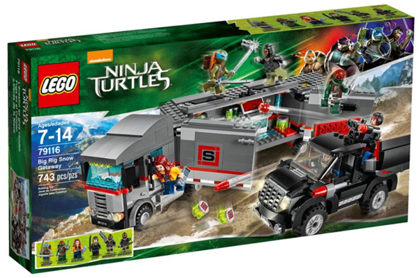 79116 Big Rig Snow Getaway (Retired) LEGO Teenage Mutant Ninja Turtles product image 1, provided for visual reference and