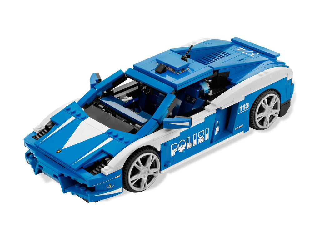 8214 Lamborghini Polizia (Retired) LEGO Racers product image 2, provided for visual reference and product detail review