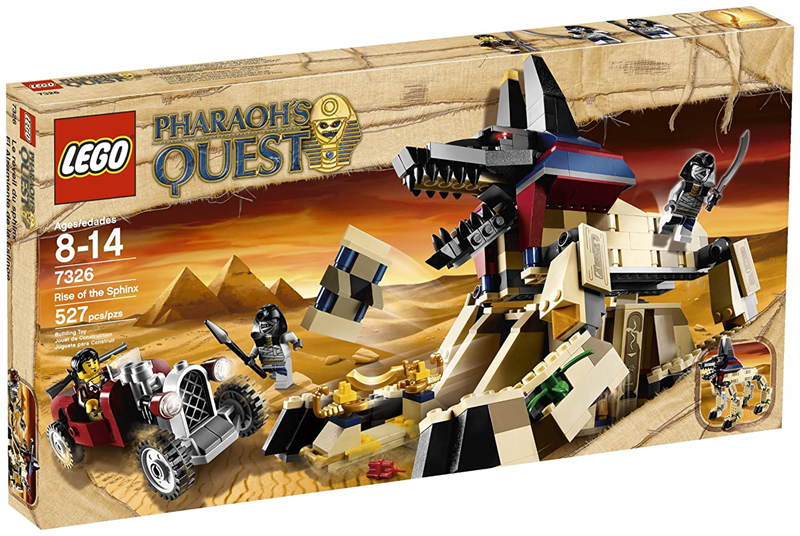 7326 Rise of the Sphinx (Retired) LEGO Pharaohs Quest product image 1, provided for visual reference and product detail