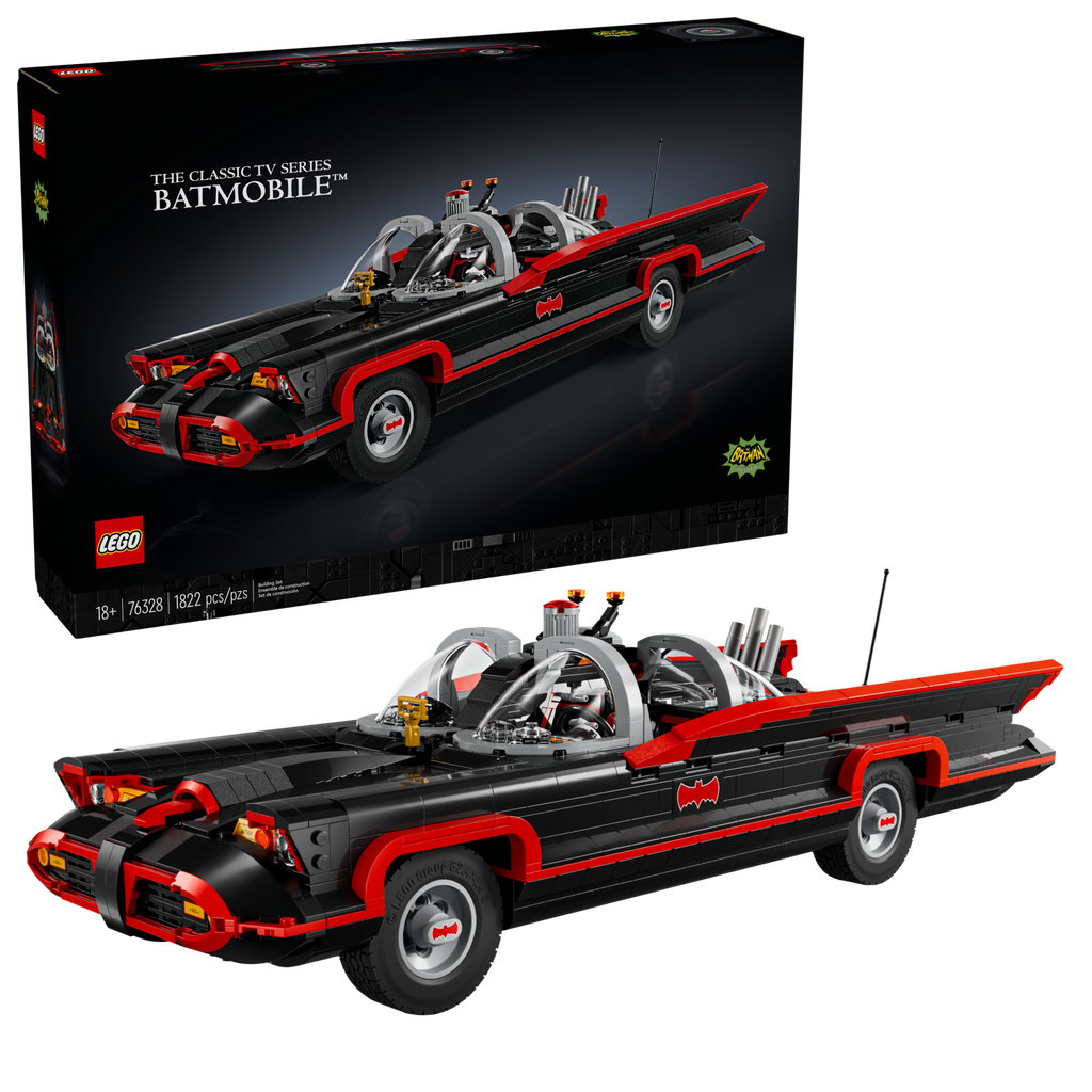76328 Batman: The Classic TV Series Batmobile (Retired) LEGO Super Heroes product image 2, provided for visual reference and