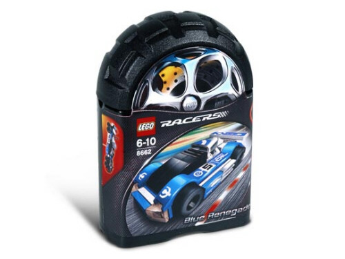 8662 Blue Renegade (Retired) LEGO Racers product image 1, provided for visual reference and product detail review